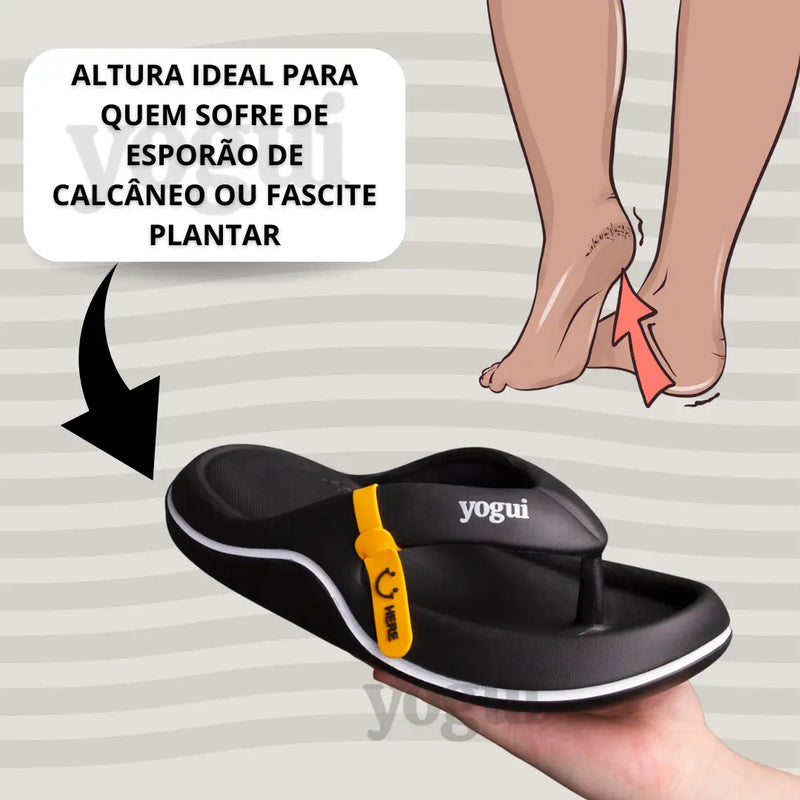 Chinelo Ortopédico Top Comfort Yogui® + Brinde Exclusivo - Lemon Express