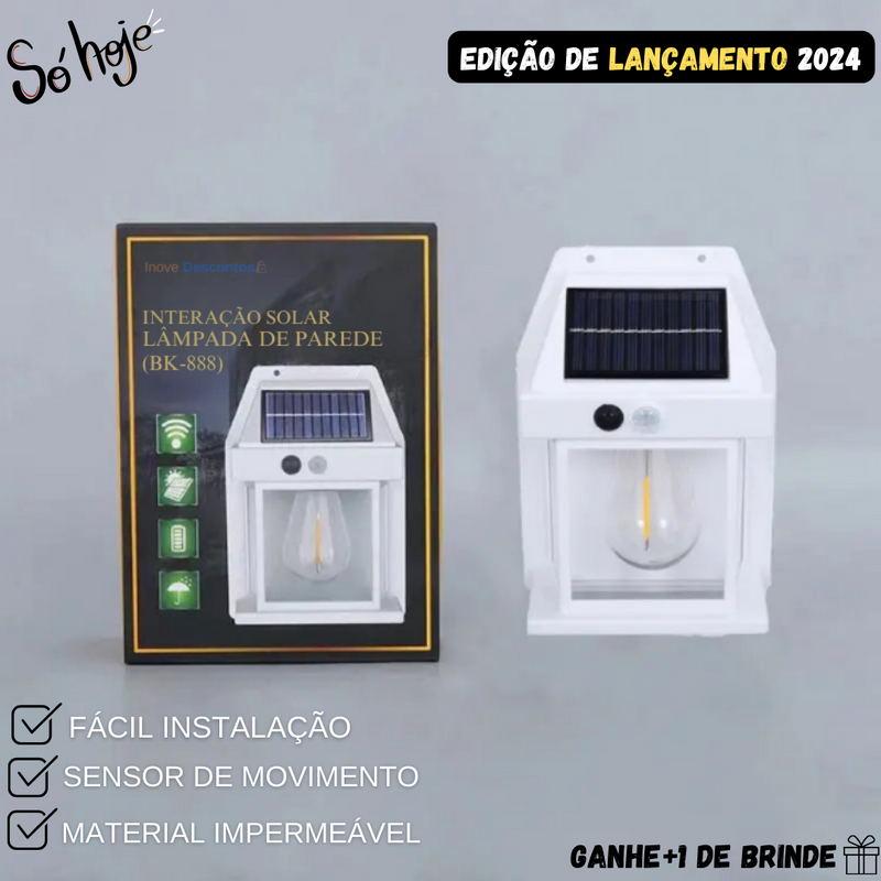 Kit Luminárias Solar á Prova d'água com Sensor de Presença (COMPRE 1 LEVE 2) - Lemon Express