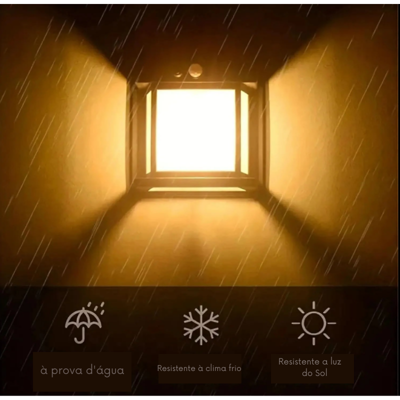 Kit Luminárias Solar á Prova d'água com Sensor de Presença (COMPRE 1 LEVE 2) - Lemon Express