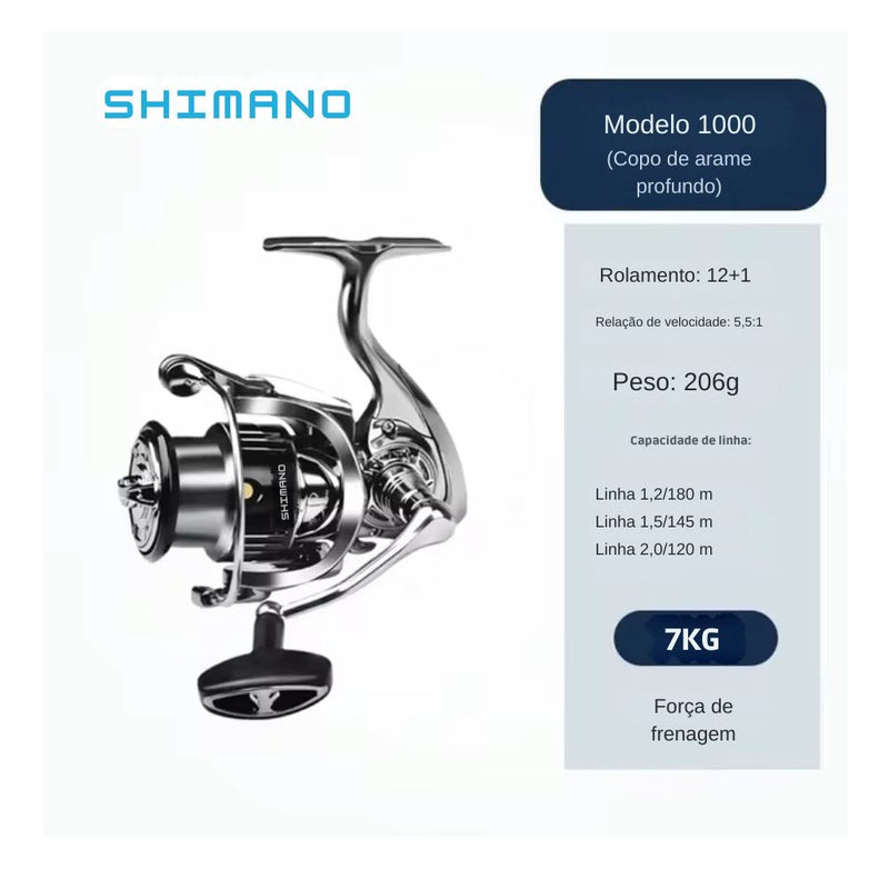 Carretilha Shimano Stella SW Roda Giratória em Metal + Brinde: Boné Shimano - Lemon Express