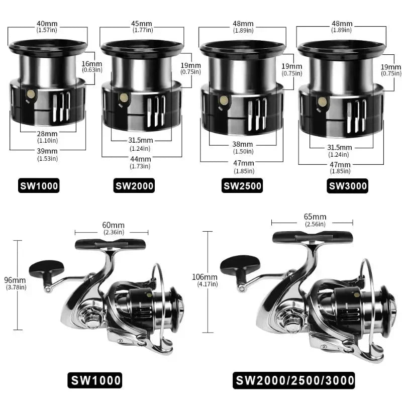 Carretilha Shimano Stella SW Roda Giratória em Metal + Brinde: Boné Shimano - Lemon Express